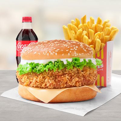 Easy Solo Burger Meal