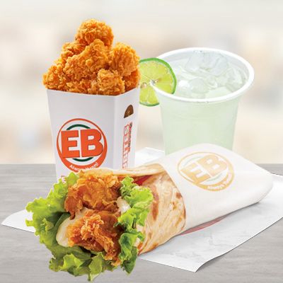 Classic Chicken Cheesy Roll Combo