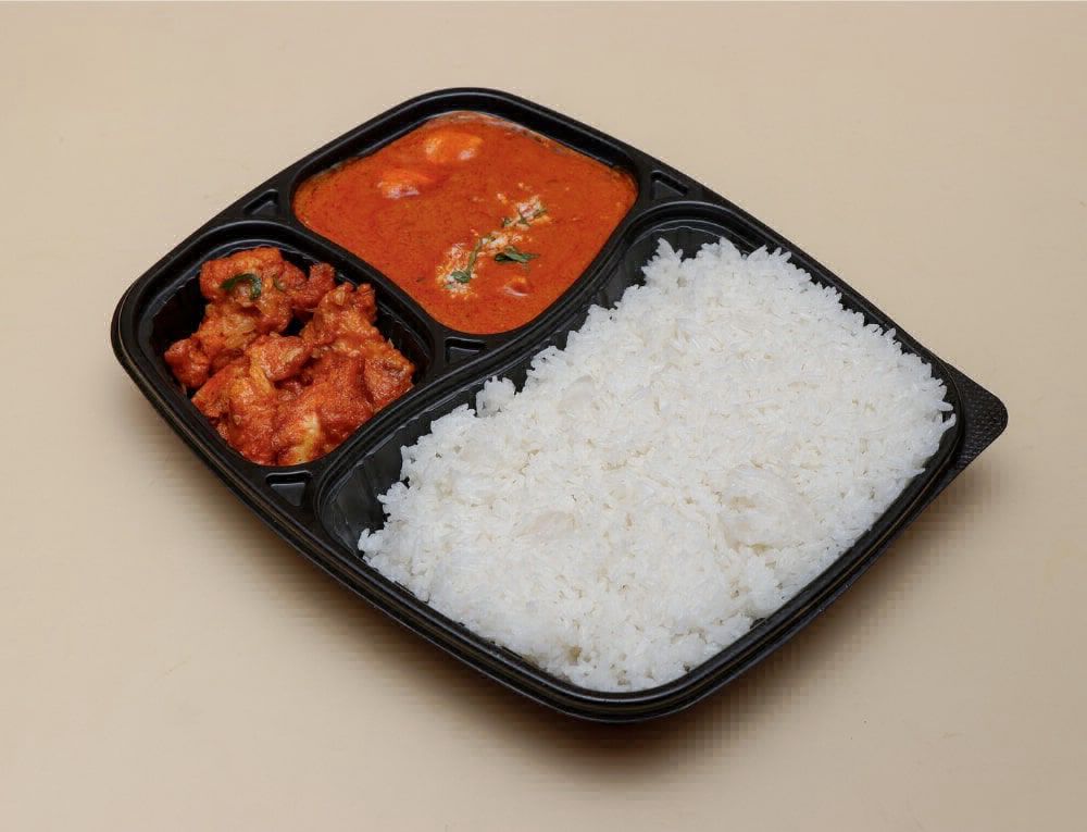 Ghee Rice Butter Chicken Combo & Chicken Manchurian Dry