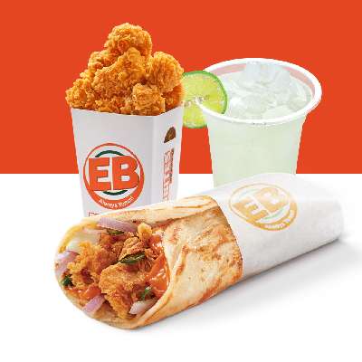 Tandoori Chicken Roll Combo