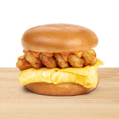 Egg And Hash Sandwich