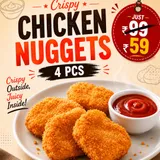 Chicken Nuggets (4 Pcs) @59