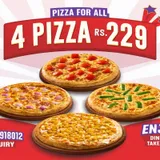 4 Pizza @Rs.229