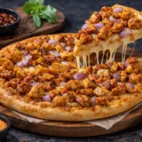 Loaded Chicken Cheese Burst Pizza