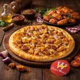 Loaded Chicken Pizza
