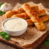 Spicy Twisties 4 pcs & Garlic Dip
