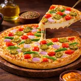 Smoky Zesty Cheese Burst Pizza