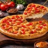 Tandoori Chicken Cheese Burst Pizza