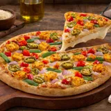 Smoky Indo Mexican Cheese Burst Pizza