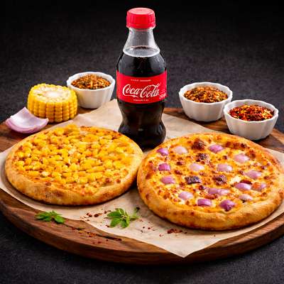 Onion+Sweet Corn+Coke 250ml Combo