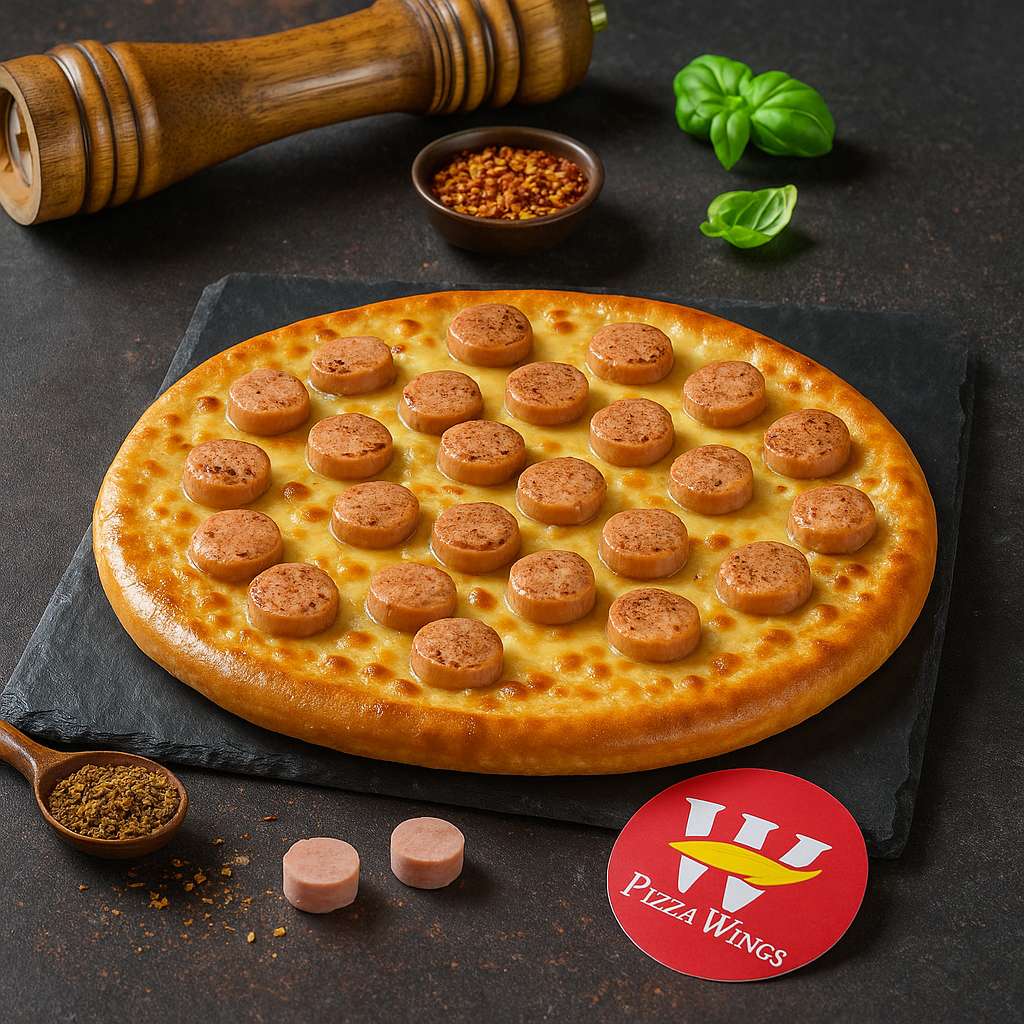 Chicken Seekh Kebab Pizza Pie