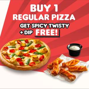 Special Combo (Reg Pizza+Twisties+Dip)