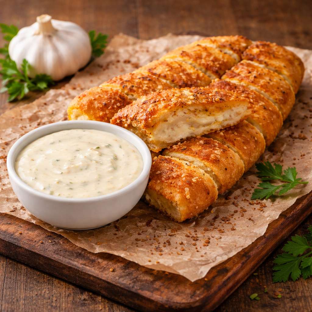 Garlic bread Sticks & Garlic dip