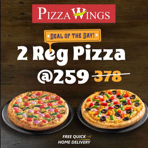 2 Regular Pizza@Rs.259