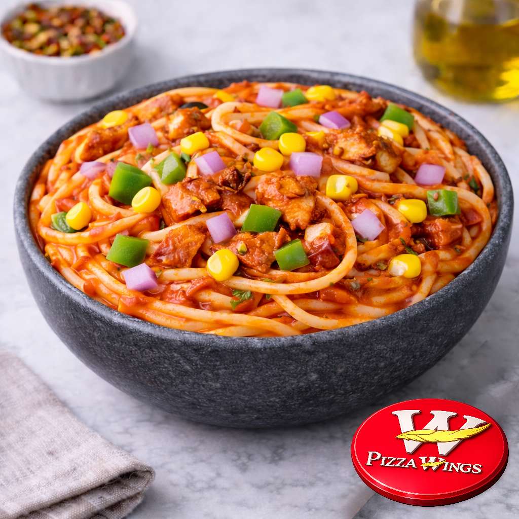 Spaghetti N-Veg Peri-Peri Pasta