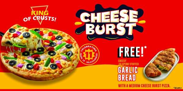 King Of Crust Cheese Burst