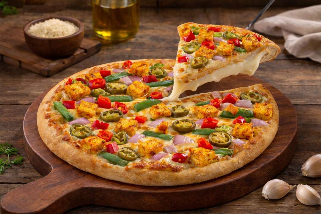 Smoky Indo Mexican Cheese Burst Pizza