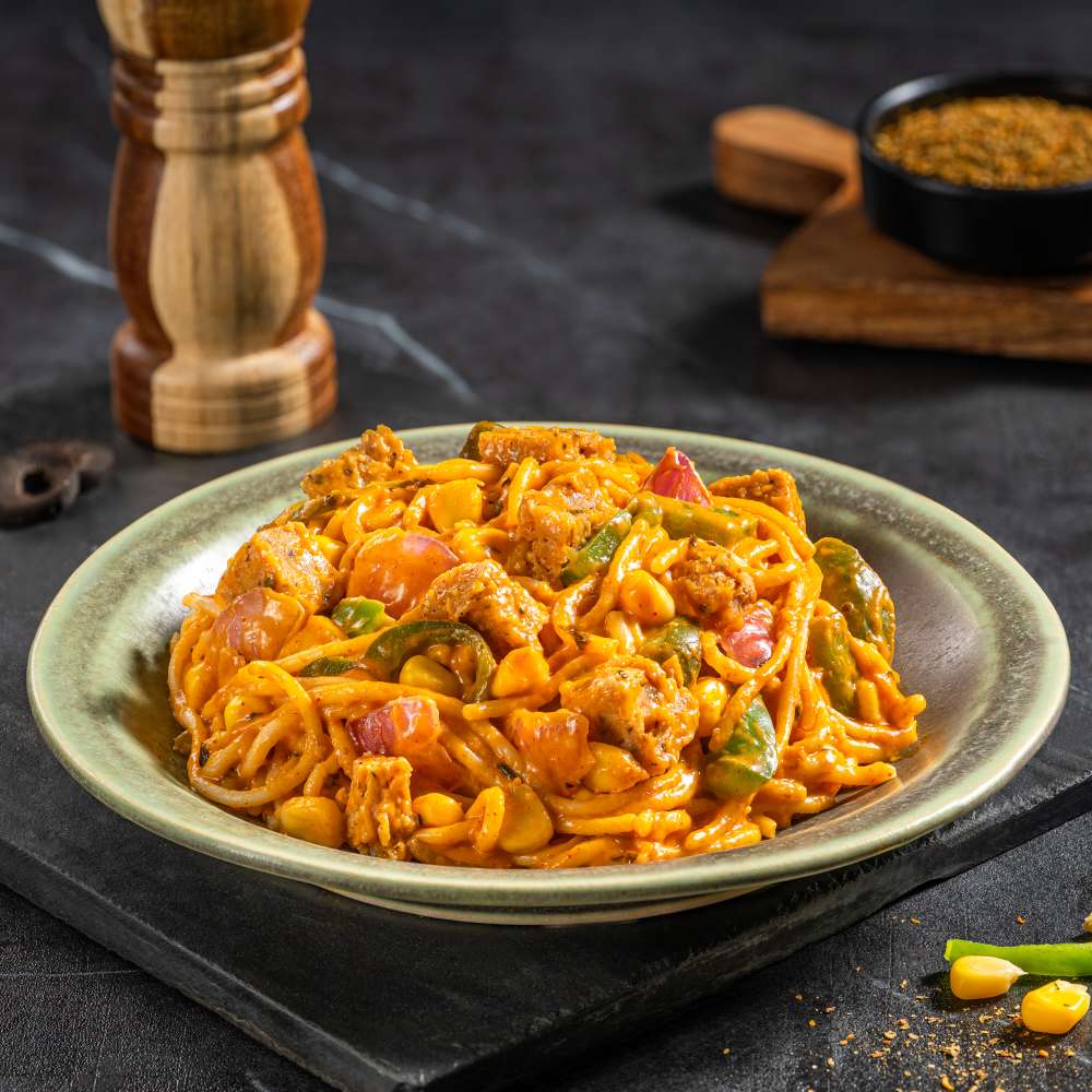 Spaghetti N-Veg Peri-Peri Pasta