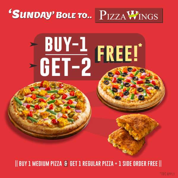 Buy 1 Medium Get 2 Items Free