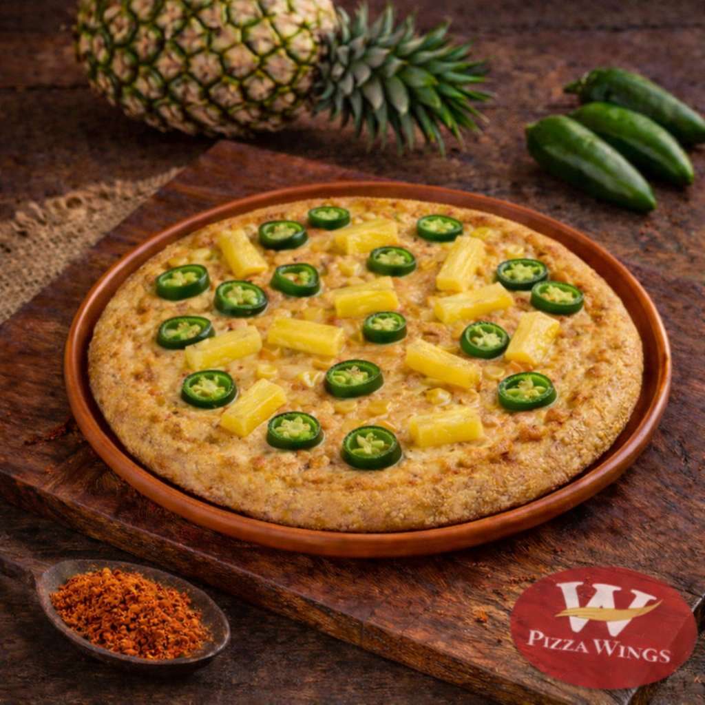 Jalapeno & Pineapple Pizza Pie