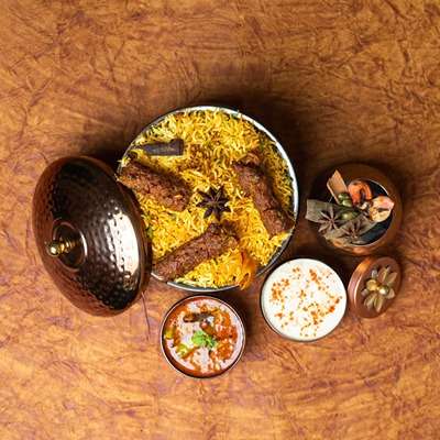 Golden Seekh Chicken Biryani - Family Pack