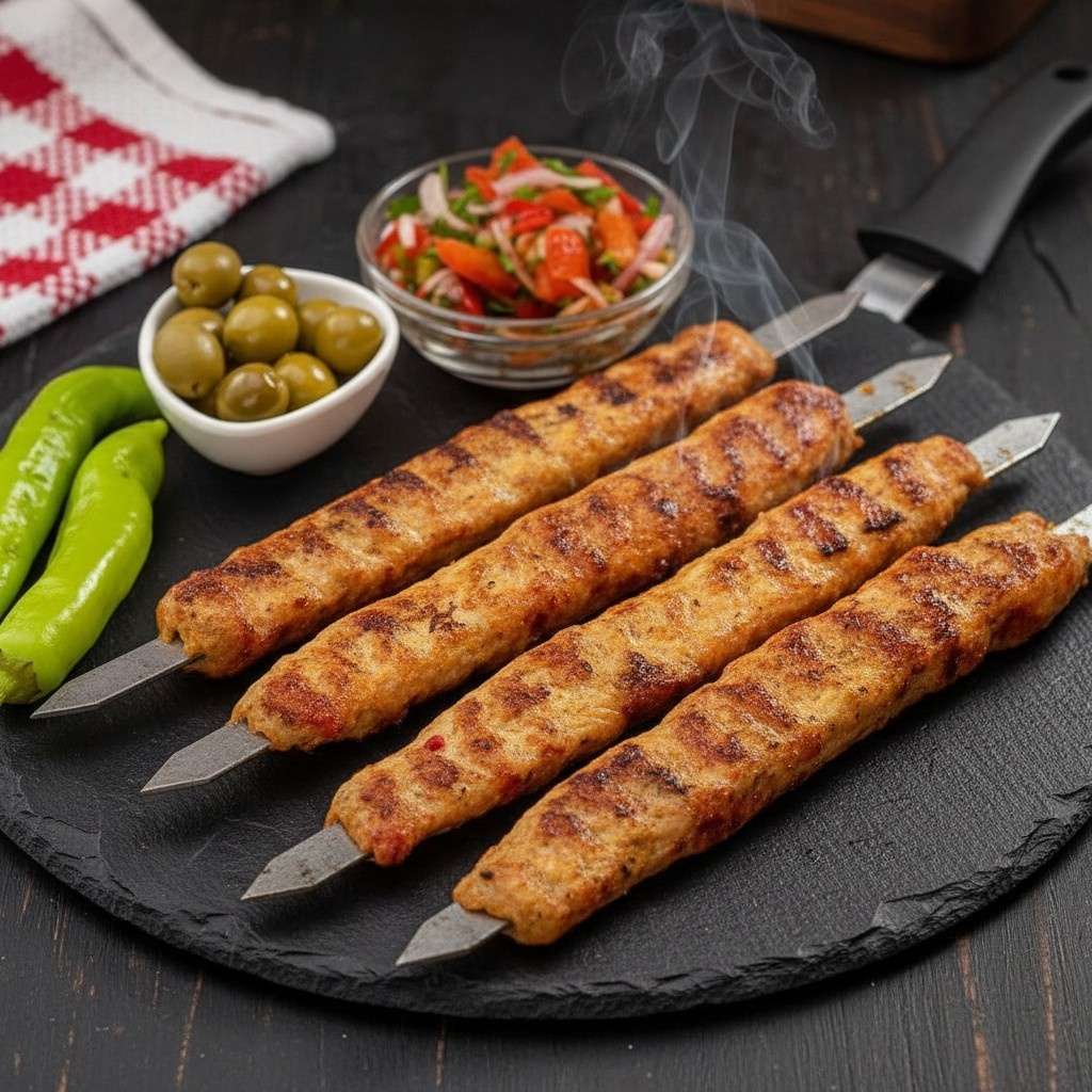 Turkish Chicken Adana Kebab