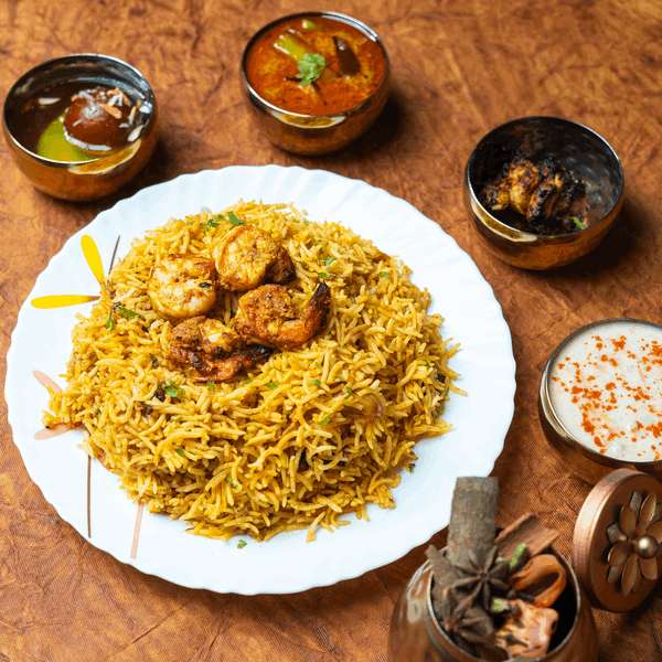 Badshahi Golden Prawn Dum Biryani - Executive