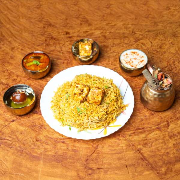 Nawabi Veg Paneer Dum Biryani - Executive