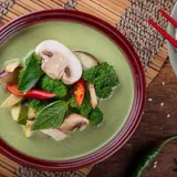 Thai Green Curry Veg Steamed Rice