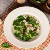Clear Soup With Burnt Garlic