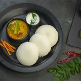 Steamed Idli & Sambar (3 Pcs)