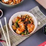 Chicken & Chilli Oil / Egg Fried Rice Bowl.