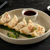 Charred Mushroom & Cream Cheese Gyoza