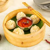 Veg Steamed Momos (6 Pcs)
