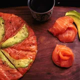 Salmon & Avocado Pizza