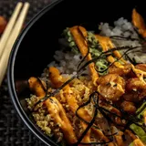Crunchy Wasabi Shrimp Poke Bowl