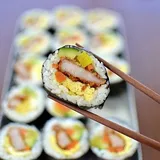 Crunchy Katsu Chicken Kimbap