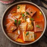 Korean Kimchi Tofu Ramen.
