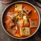Korean Kimchi Tofu Ramen.