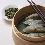 Crystal Spinach Mushroom Dumpling