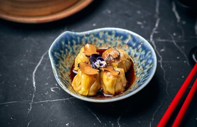 Chicken & Truffle Dimsum.