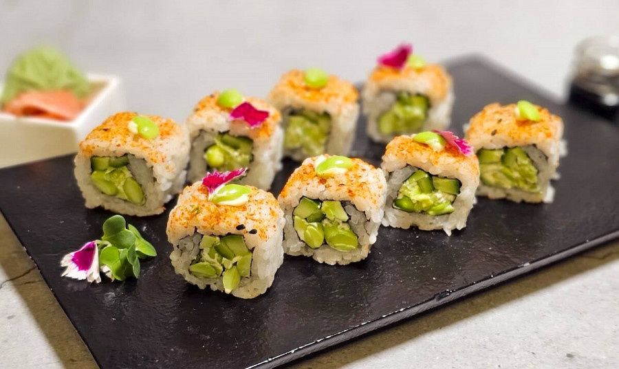 Spicy Edamame Roll