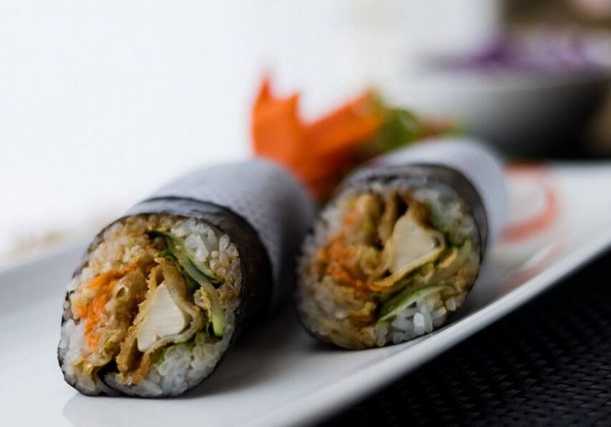 Smoky Teriyaki Tofu Burrito