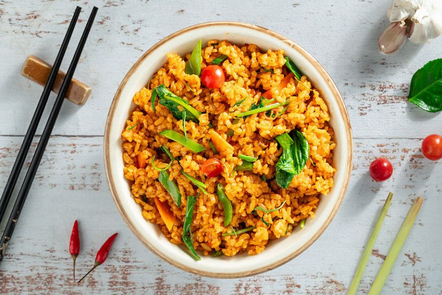 Thai Tom Yum Non Veg Rice