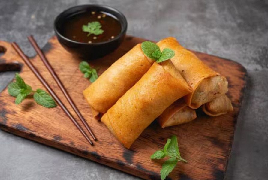 Asian Cigar Roll Chicken