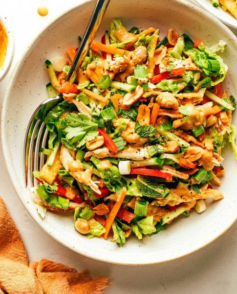 Thai Crunchy Salad Chicken