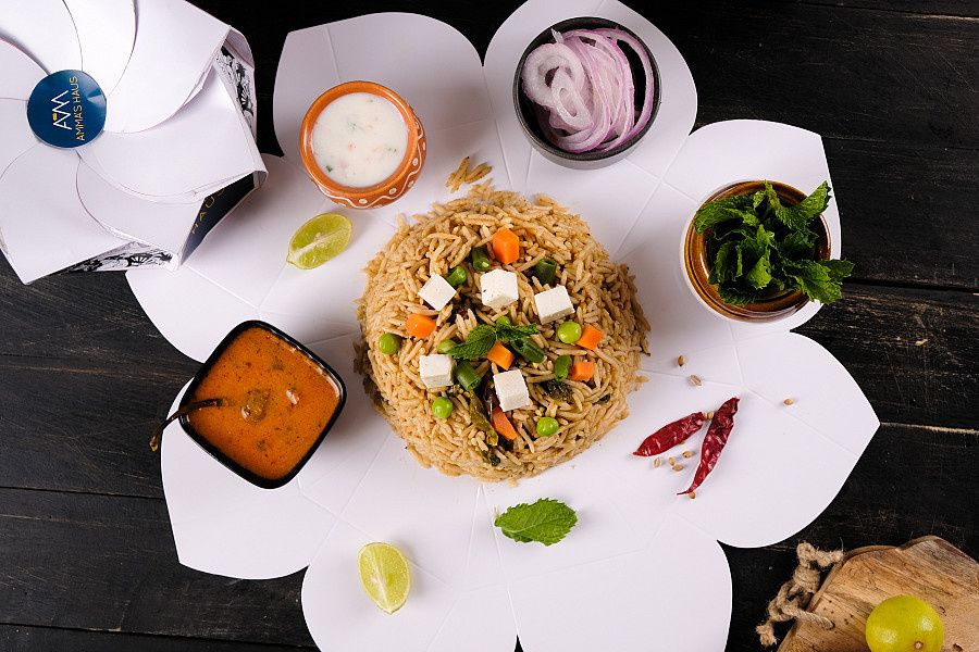 Pepper Paneer Biryani