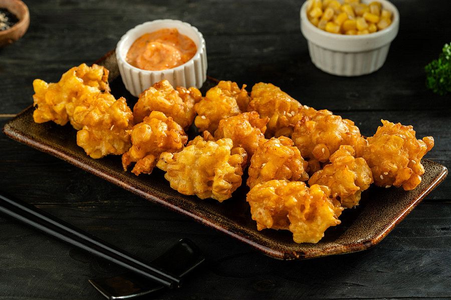 Rock Corn Tempura.