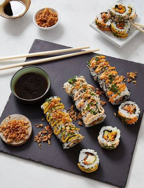 Mini Sushi Platter Veg (12 Pcs)