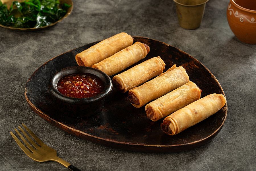 Pepper Chicken Cigar Roll